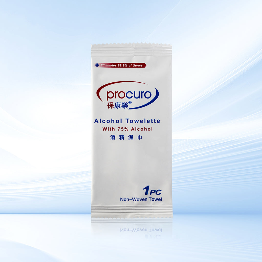 Alcohol Towelette with 75% Alcohol (Individual Package)